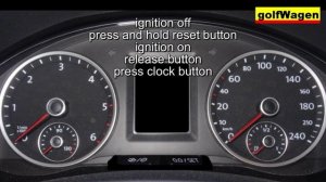 VW Amarok service reset how to