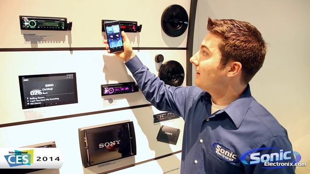 Sony Bluetooth NFC Car Stereos | CES 2014 смотреть онлайн