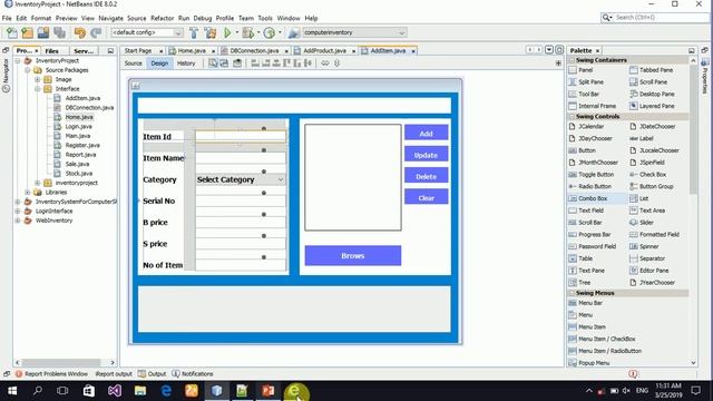 inventory management system in java netbeans #08 смотреть онлайн