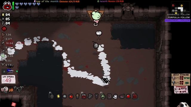 [050] Eden стрик на 4 цели | Шопинг | The Binding of Isaac: Repentance смотреть онлайн