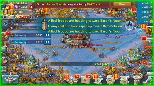 Lords Mobile - Эпичная соло баронка. 3v3 vs RPS. Играю в соло на аккаунте ставленника смотреть онлайн