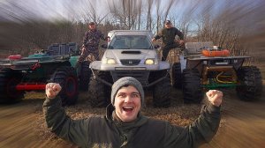 Бездорожье на ГИГАНТСКИХ КВАДРОЦИКЛАХ! Какой внедорожник лучше?