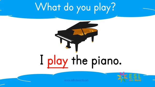 Sight Word 'play' for Kids | Teach the Verb 'play' to Kids смотреть онлайн