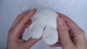 Мягкая вязаная игрушка Домовой крючком