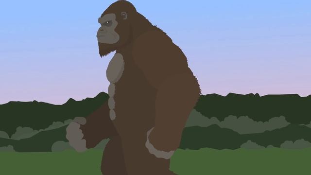 Titanus Nozuki vs Kong    EPIC BATTLE    Pivot Animation