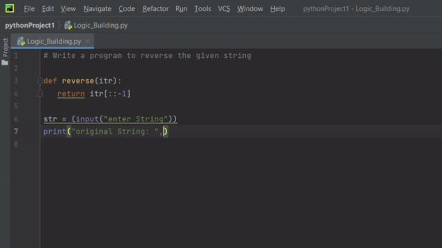 Write a Program to Reverse the given String in Python || Reverse String in Python смотреть онлайн