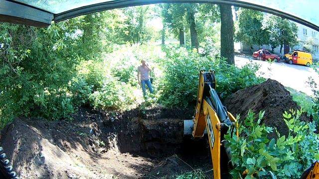 JCB 3CX. Ищем газопровод. смотреть онлайн