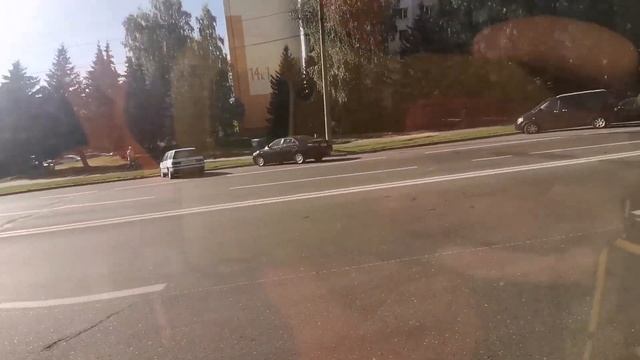 МИНСК (Беларусь) | Поездка на Автобусе; МАЗ-215.069; гос. АО 2199-7; марш. 121. (28.09.2023 г.) смотреть онлайн
