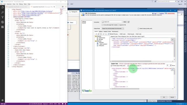 SSIS XML Tutorial Part 3 - Using SSIS XML File Destination (Generate XML File in Data Flow) смотреть онлайн
