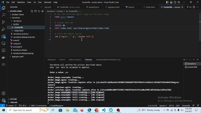 Sonarqube Docker Container | Docker Container with terraform |Dockerfile with Terraform Docker Buil смотреть онлайн
