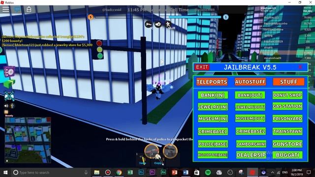 UPDATE HACK OMGSploit | ROBLOX | HACK JAILBREAK GUI, MAD CITY GUI, ALT DELETE,... смотреть онлайн