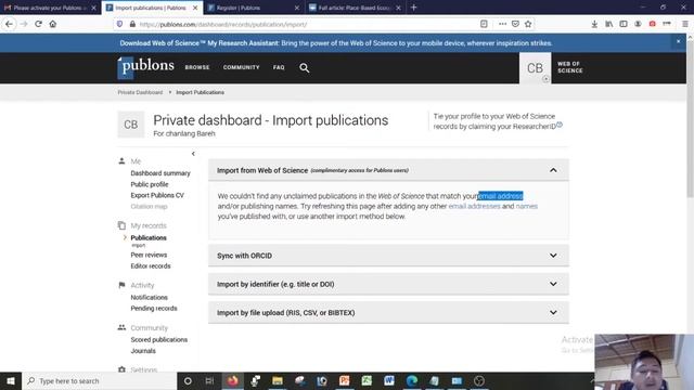 How to use Researcher ID/Publons ID? смотреть онлайн