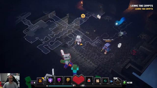MC Dungeons EP14 - Creepy Crypt - Levelling Up смотреть онлайн
