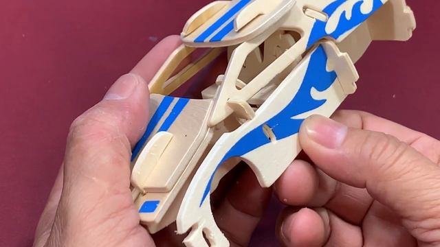 Sea-Land DIY 3D Woodcraft Construction Kit Small Car 01 смотреть онлайн