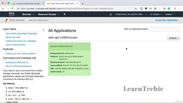 Java Spring Boot Todo REST API to AWS Elastic Beanstalk - Deploy смотреть онлайн