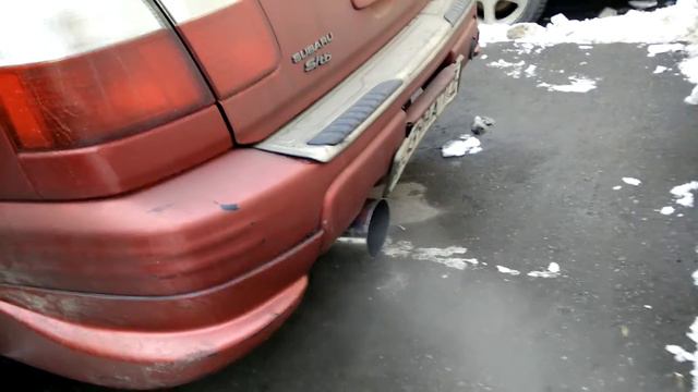 Apexi Megaphone Dunk на Subaru Forester Sf5. смотреть онлайн
