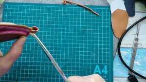 Часть 3.Продолжаем изготавливать кулон из кожи