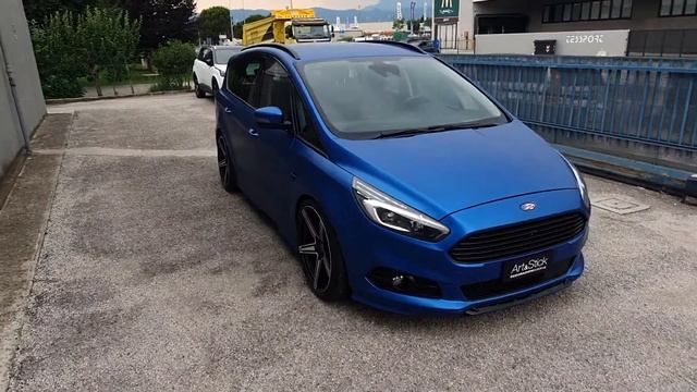 Car wrapping Ford S-Max смотреть онлайн
