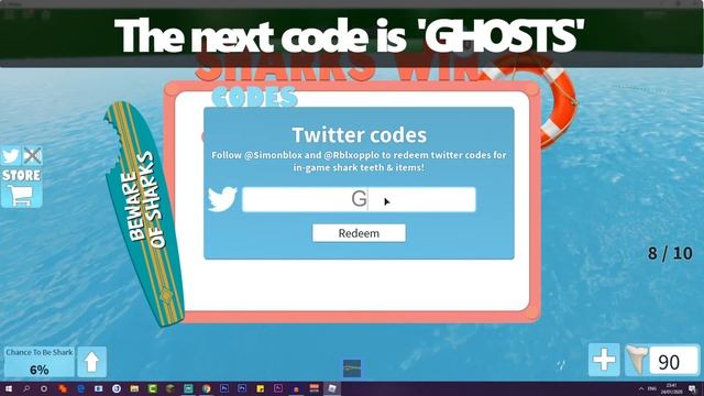 *2020* ALL WORKING SHARKBITE ? CODES | ROBLOX смотреть онлайн