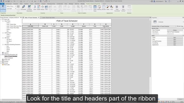 Revit 2020.1: Row Striping in Schedule View смотреть онлайн