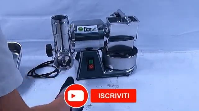 Tritacarne elettrico FIMAR TR8D - Con grattugia integrata - monofase - 0.5HP/230V: montaggio смотреть онлайн