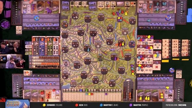 Imperial Steam - 4p Variable Setup, Play-through, & Roundtable by Heavy Cardboard смотреть онлайн