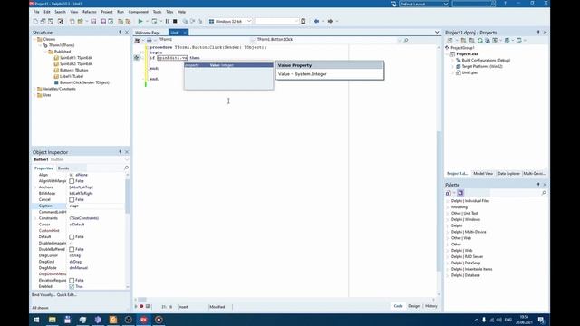 урок на Делфи -5. Сравниваем числа смотреть онлайн