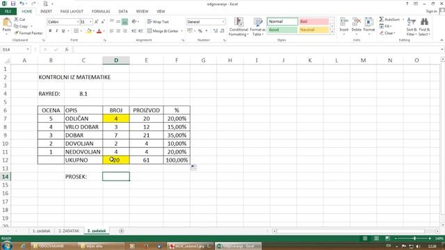 Rad sa tabelama (MS Excel) - kreiranje grafikona смотреть онлайн