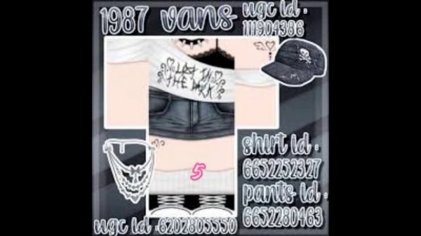 Black outfits for brookhaven /Codes/ Roblox Brookhaven