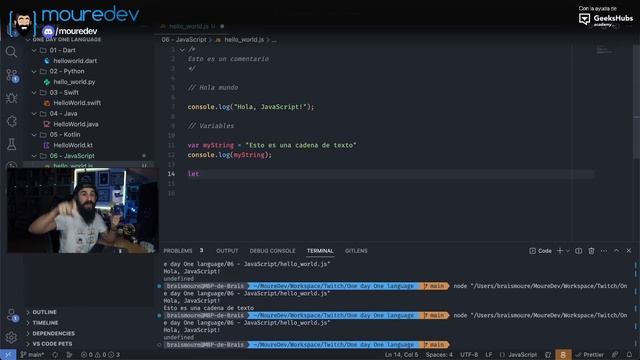JAVASCRIPT Desde Cero: Primeros Pasos en una hora смотреть онлайн
