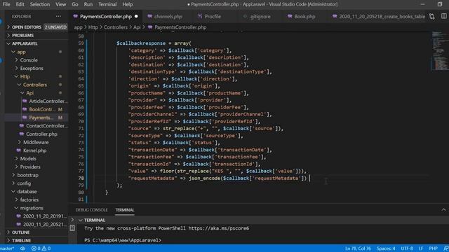 PART 2: AfricasTalking Response callbackurl for STKPUSH Payment API. смотреть онлайн