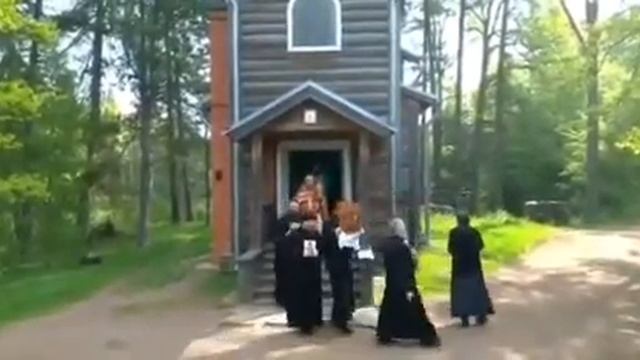 Валаамский монастырь. Коневский скит. Отдание Пасхи. Диакон Дионисий Осипов. смотреть онлайн