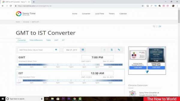 How to convert local time into gmt time | Greenwich mean time
