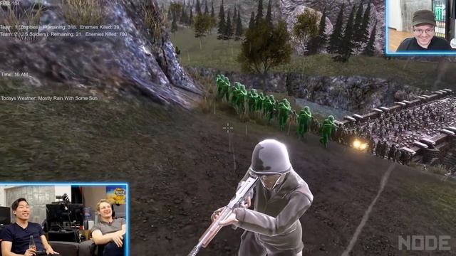 WW2 Soldiers vs 1000 ZOMBIES - Ultimate Battle Sim смотреть онлайн