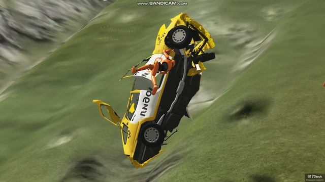 ИЖ-2126 Ода краштест без ремней безопасности BeamNG drive смотреть онлайн