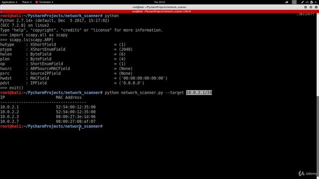3. Создание ARP-ответа
