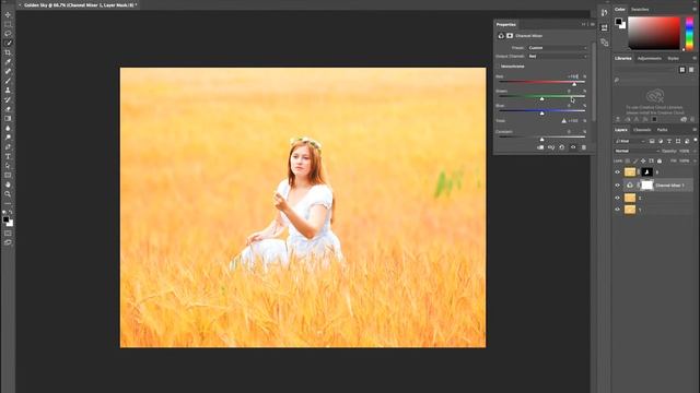 How to Blur Background in (DSLR Style) Photoshop cc | Unitedlearn смотреть онлайн