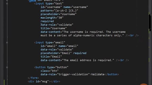 12 Bootstrap Validation Module Demo and Markup смотреть онлайн