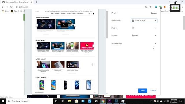How To Save A WebPage As PDF In Chrome, Firefox, Safari смотреть онлайн