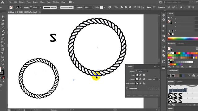 Rope Logo in Adobe Illustrator | Tutorial | AnchorPoint смотреть онлайн