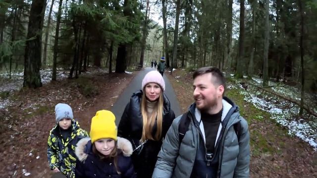 Прогулка по Светлогорску. Преимущества и недостатки. Семья. Калининградская область. Январь. смотреть онлайн