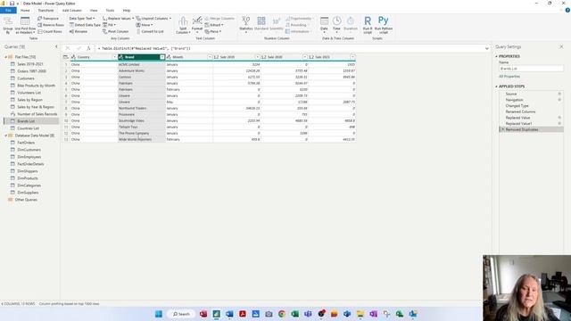 Microsoft Power BI - Level 1 - Video 13 Replace Values, Remove Duplicates and Fill смотреть онлайн