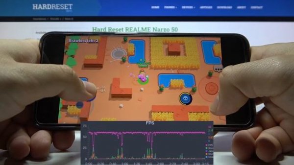Realme NARZO 50 - Brawl Stars | Gaming TEST + FPS GRAPH | Helio G96 | ? $365 Device
