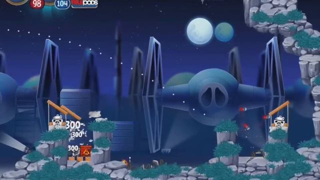 Angry Birds Star Wars 2 Rebels Level BE-4 Walkthrough 3 Star смотреть онлайн