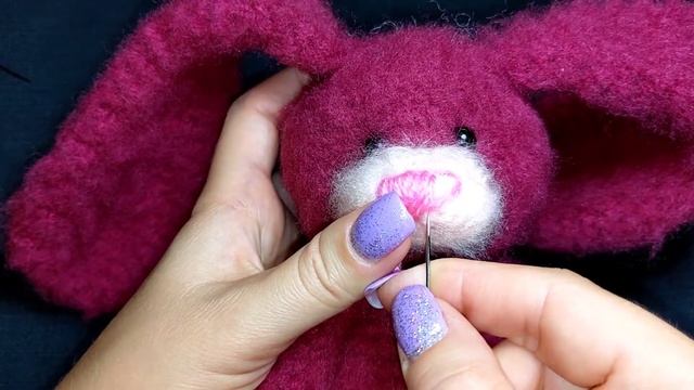 Вяжем игрушки. Носик для Зайки Ушастика смотреть онлайн