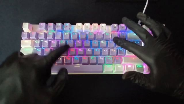 Демонстрация режимов подсветки клавиатуры DEXP Widow PRO смотреть онлайн