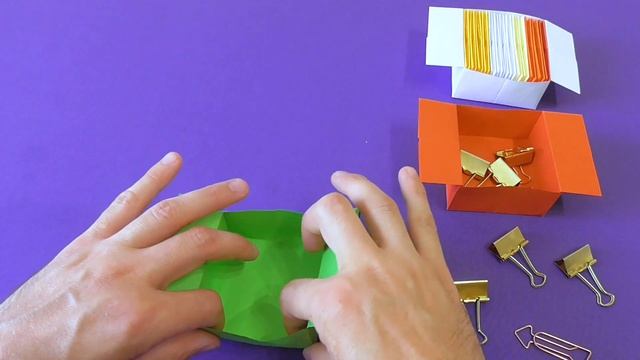 Оригами коробочка how to make a set of boxes paper boxes смотреть онлайн