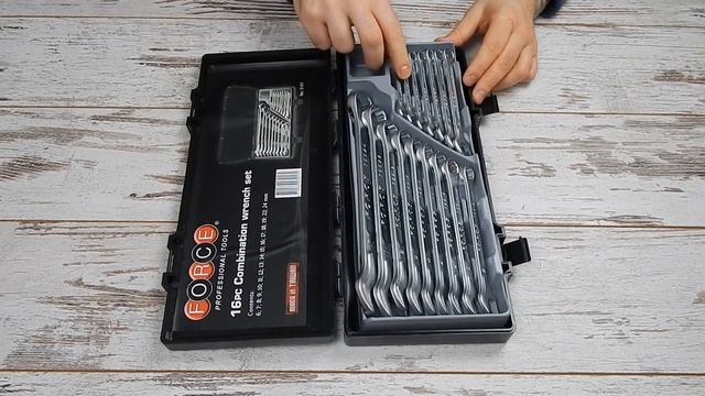 ? Обновленный! FORCE 5161 Набор ключей Форс 16 предметов