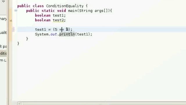 Java Video Tutorial 9: Conditional Operators (Pt 1 of 2) смотреть онлайн
