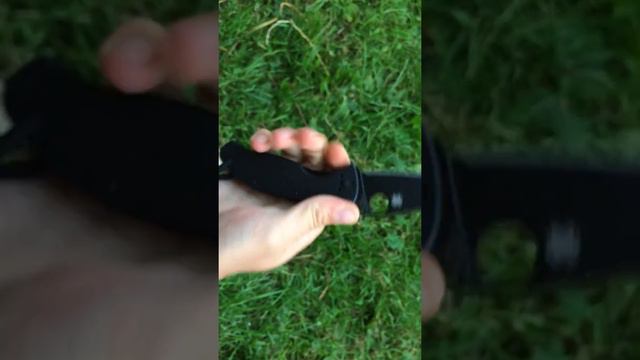 Нож Spyderco Tenacious Black(Цепкий паучок) или EDC нож полицейских задач. смотреть онлайн